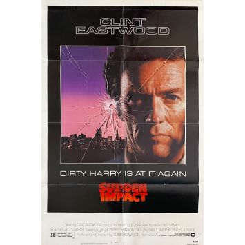 SUDDEN IMPACT Affiche de film- 69x104 cm. - 1983 - Sondra Locke, Clint Eastwood