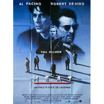 HEAT Affiche de film- 120x160 cm. - 1995 - Robert de Niro, Al Pacino, Michael Mann