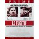 THE FUGITIVE Original Movie Poster- 15x21 in. - 1993 - Andrew Davis, Harrison Ford