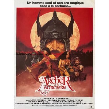 L'ARCHER ET LA SORCIERE Affiche de film- 40x54 cm. - 1981 - Lane Caudell, Nicholas Corea