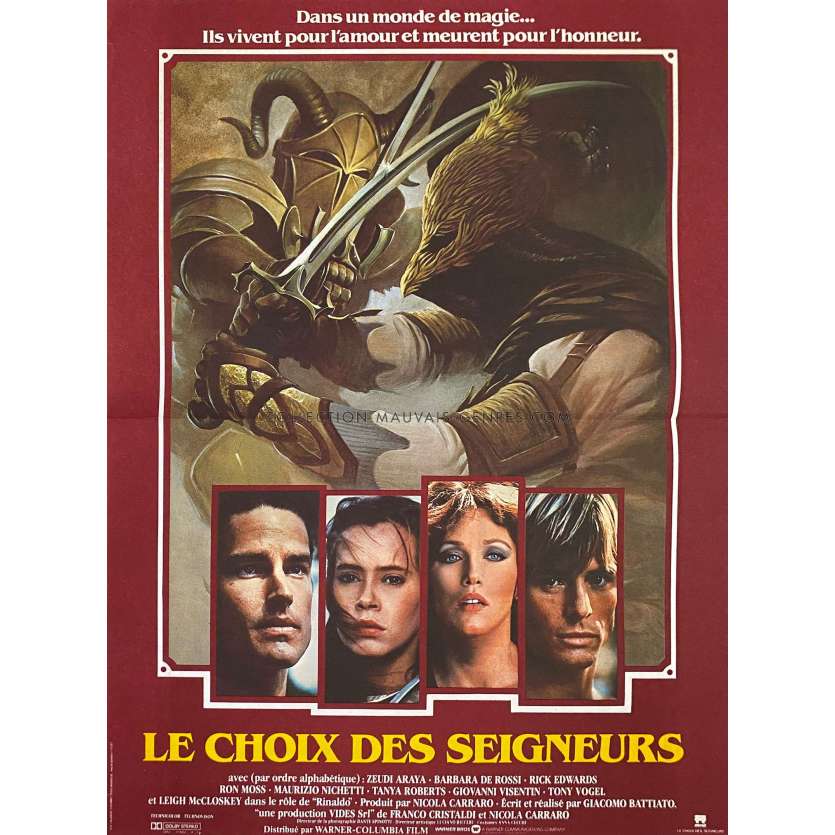 LE CHOIX DES SEIGNEURS Affiche de film- 40x54 cm. - 1983 - Zeudi Araya Cristaldi, Giacomo Battiato