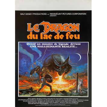 LE DRAGON DU LAC DE FEU Affiche de film- 40x60 cm. - 1981 - Caitlin Clarke, Matthew Robbins