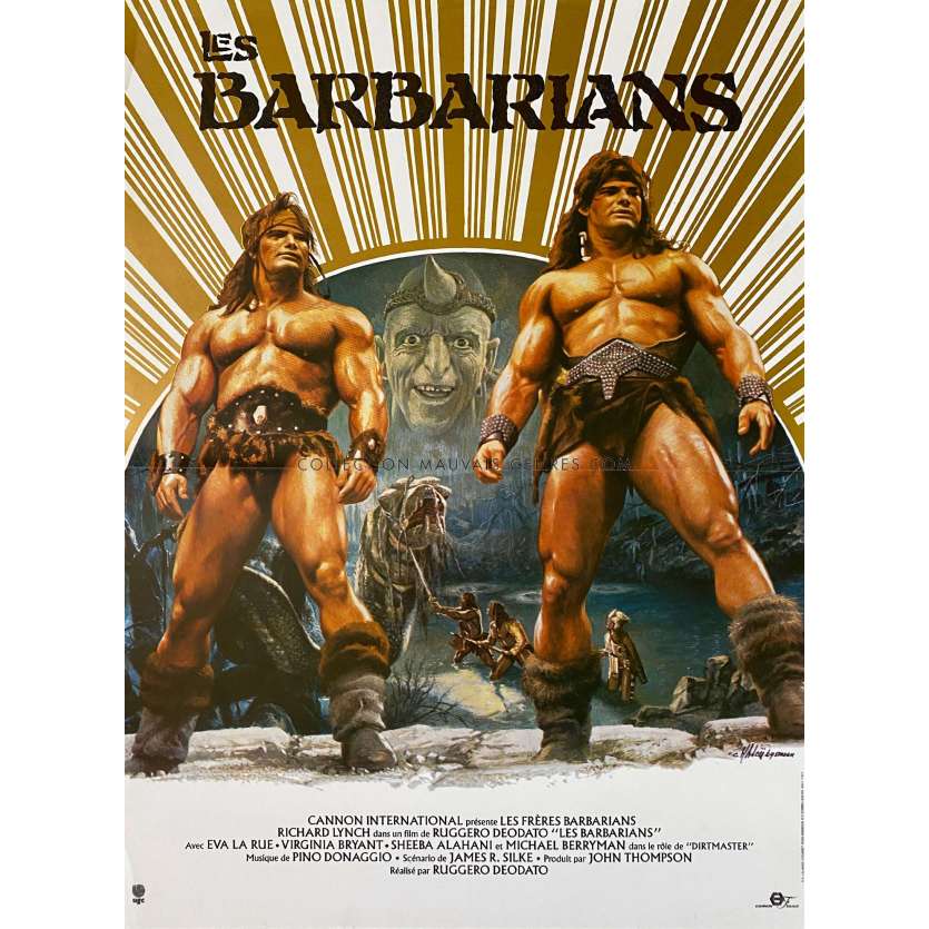 THE BARBARIANS Movie Poster- 15x21 in. - 1987 - Ruggero Deodato, David Paul
