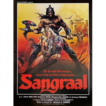 SANGRAAL Affiche de film- 40x60 cm. - 1982 - Pietro Torrisi, Michele Massimo Tarantini