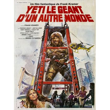 YETI LE GEANT D'UN AUTRE MONDE Affiche de film- 40x54 cm. - 1977 - Antonella Interlenghi, Gianfranco Parolini