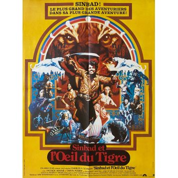 SINBAD AND THE EYE OF THE TIGER Movie Poster- 23x32 in. - 1977 - Ray Harryhausen, Jane Seymour