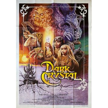 DARK CRYSTAL Affiche de film- 100x140 cm. - 1982 - Franck Oz, Jim Henson