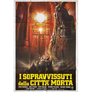 LE TEMPLE DU DIEU SOLEIL Affiche de film- 100x140 cm. - 1984 - David Warbeck, Antonio Margheriti