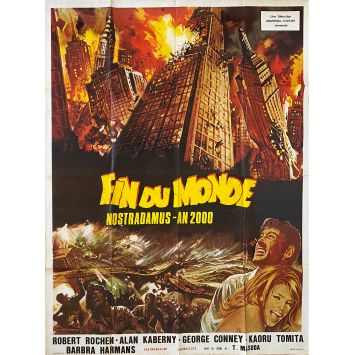 FIN DU MONDE NOSTRADAMUS AN 2000 Affiche de film- 120x160 cm. - 1974 - Tetsuro tamba, Yoshiro Muraki