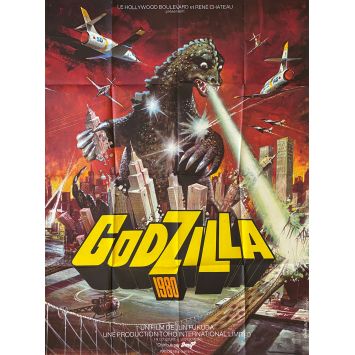 GODZILLA VS MEGALON Movie Poster- 47x63 in. - 1976 - Jun Fukuda, Katsuhiko Sasaki