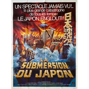 LA SUBMERSION DU JAPON Affiche de film- 120x160 cm. - 1973 - Lorne Greene, Shirô Moritani