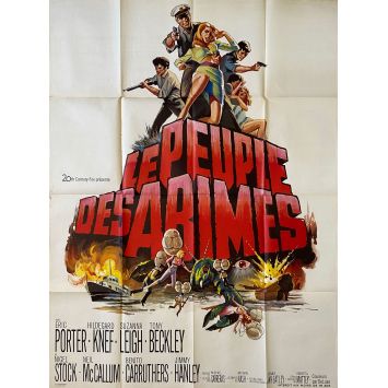 LE PEUPLE DES ABIMES Affiche de film- 120x160 cm. - 1968 - Eric Porter, Michael Carreras