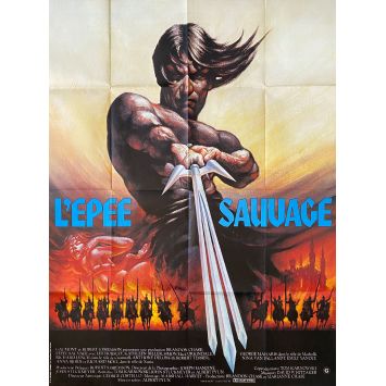 L'EPEE SAUVAGE Affiche de film- 120x160 cm. - 1982 - Lee Horsley, Albert Pyun