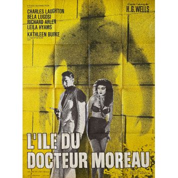 L'ILE DU DR MOREAU (1932) Affiche de film- 120x160 cm. - 1932/R1970 - Bela Lugosi, Erle C. Kenton