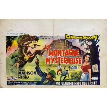 THE BEAST OF HOLLOW MOUNTAIN Movie Poster- 14x21 in. - 1956 - Edward Nassour, Guy Madison