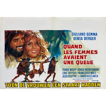 QUAND LES FEMMES AVAIENT UNE QUEUE Affiche de film- 35x55 cm. - 1970 - Senta Berger, Pasquale Festa Campanile