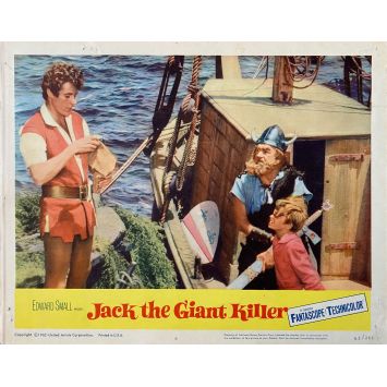 JACK THE GIANT KILLER Lobby Card N6 - 11x14 in. - 1962 - Nathan Juran, Kerwin Mathews
