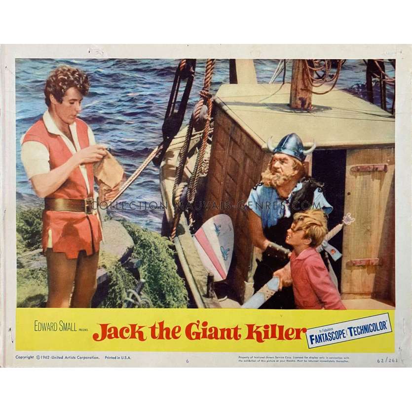 JACK THE GIANT KILLER Lobby Card N6 - 11x14 in. - 1962 - Nathan Juran, Kerwin Mathews