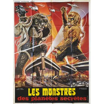 LA GUERRE DES MONSTRES Affiche de film- 120x160 cm. - 1966 - Russ Tamblyn, Ishirô Honda