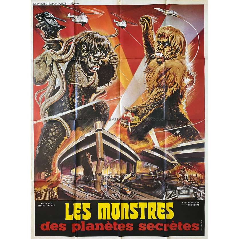 THE WAR OF THE GARGANTUAS Movie Poster- 47x63 in. - 1966 - Ishirô Honda, Russ Tamblyn