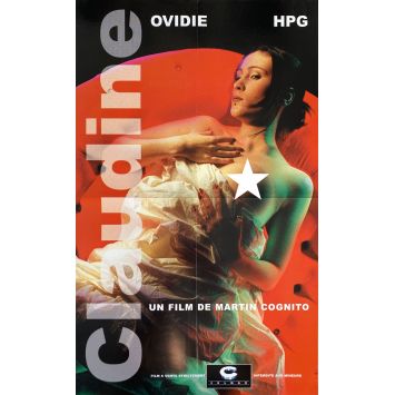 CLAUDINE Adult Video Poster Colmax - 15x21 in. - 2003 - Martin Cognito, Ovidie