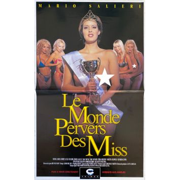 LE MONDE PERVERS DES MISS Affiche Vidéo XXX Colmax - 40x60 cm. - 2001 - Monica Roccaforte, Mario Salieri