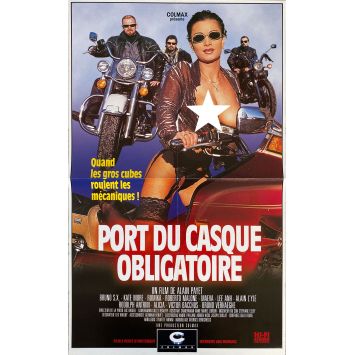PORT DU CASQUE OBLIGATOIRE Affiche Vidéo XXX Colmax - 40x60 cm. - 2003 - Kate More, Alain Payet