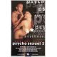 PSYCHO SEXUEL 2 Affiche Vidéo XXX Colmax - 40x60 cm. - 2002 - Alexandra Nice, Gregory Dark