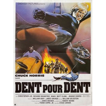 DENT POUR DENT Affiche de film- 40x54 cm. - 1981 - Chuck Norris, Steve Carver
