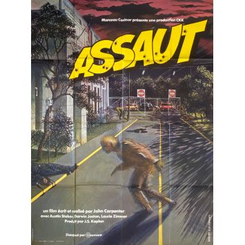 ASSAUT Affiche de film- 120x160 cm. - 1976 - Austin Stoker, John Carpenter