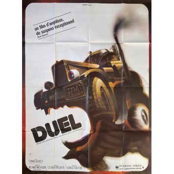 DUEL Affiche de film- 120x160 cm. - 1971 - Dennis Weaver, Steven Spielberg