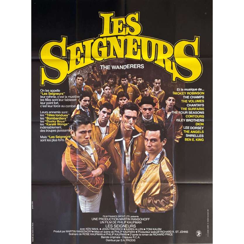 LES SEIGNEURS Affiche de film- 120x160 cm. - 1979 - Ken Wahl, Philip Kaufman