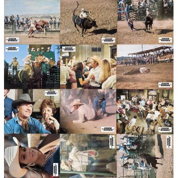 JUNIOR BONNER photos de film x12 - 24x30 cm. - 1972 - Steve McQueen, Sam Peckinpah