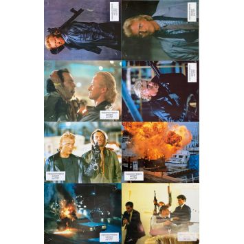 WANTED DEAD OR ALIVE Lobby Cards x8 - 10x12 in. - 1987 - Gary Sherman, Rutger Hauer