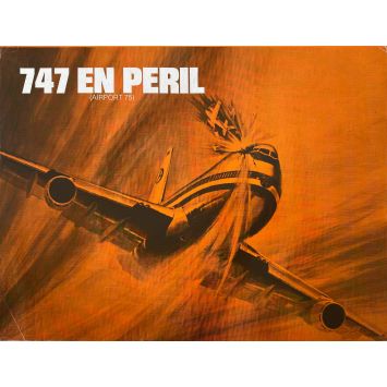 747 EN PERIL synopsis- 24x30 cm. - 1975 - Charlton Heston, Jack Smight