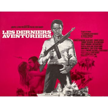 LES DERNIERS AVENTURIERS synopsis- 24x30 cm. - 1970 - Charles Aznavour, Lewis Gilbert