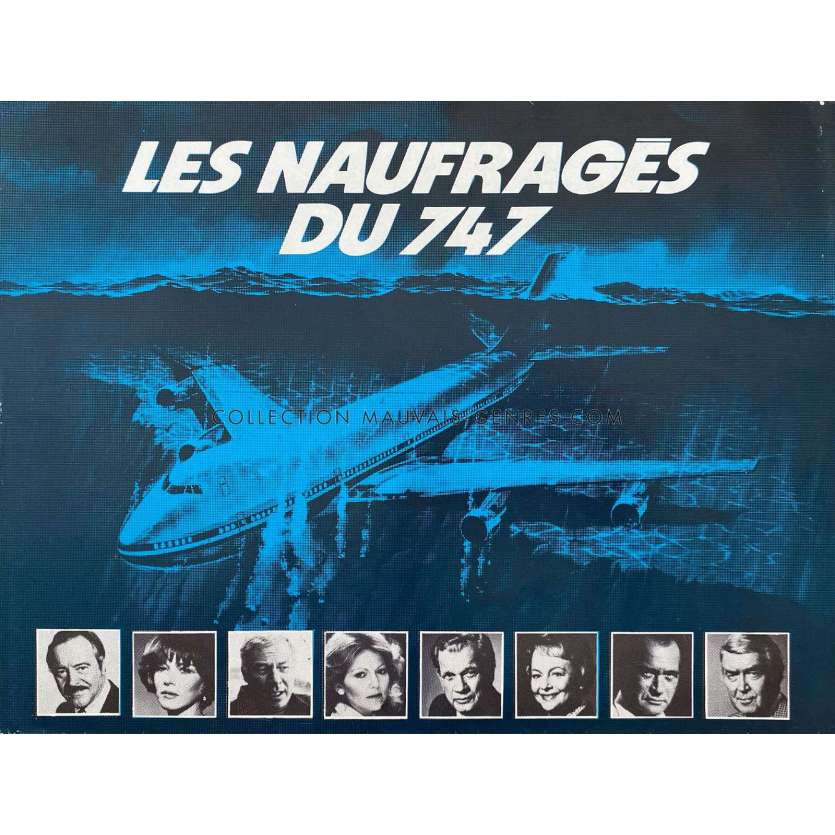 LES NAUFRAGES DU 747 synopsis- 24x30 cm. - 1977 - Jack Lemmon, Jerry Jameson