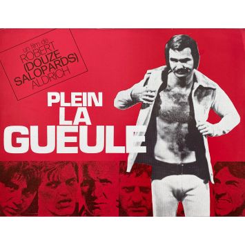 PLEIN LA GUEULE synopsis- 24x30 cm. - 1974 - Burt Reynolds, Robert Aldrich