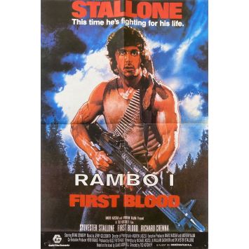 RAMBO Affiche de film- 39x58 cm. - 1982 - Sylvester Stallone, Ted Kotcheff