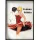 LA FEMME ET LE PANTIN Peinture originale Yves Thos - 58x84 cm - 1958 - Brigitte Bardot