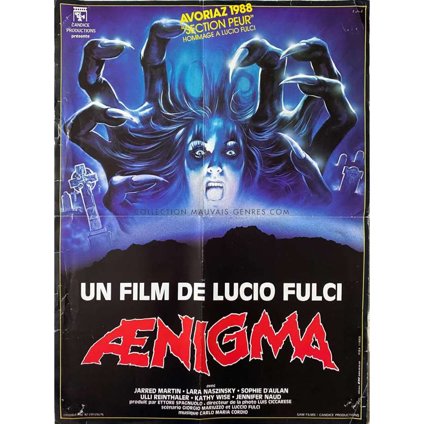 AENIGMA Affiche de film- 45x60 cm. - 1987 - Lara Lamberti, Lucio Fulci