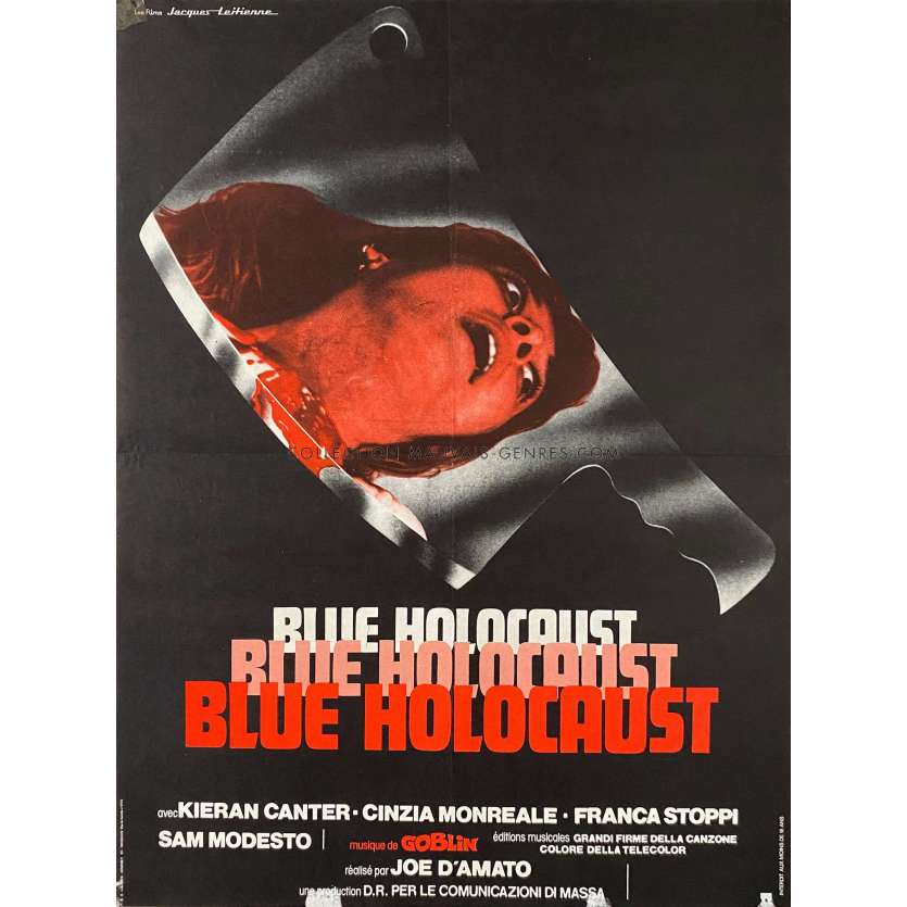 BLUE HOLOCAUST Affiche de film- 40x54 cm. - 1979 - Kieran Canter, Joe D'Amato