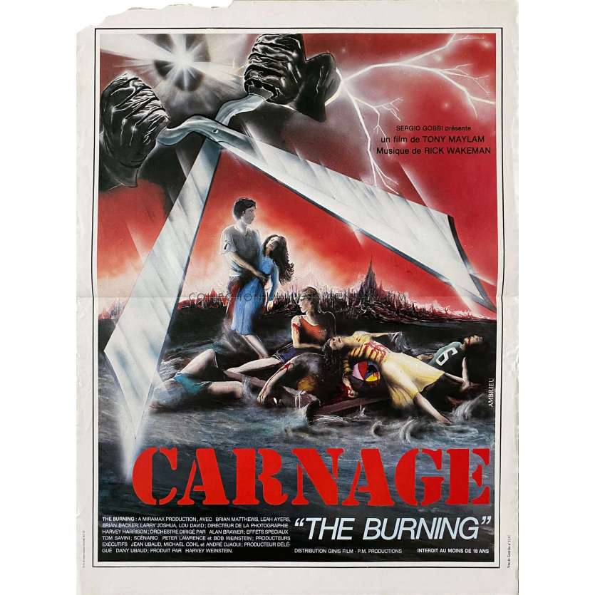 CARNAGE Affiche de film- 40x54 cm. - 1981 - Brian Matthews, Tony Maylam