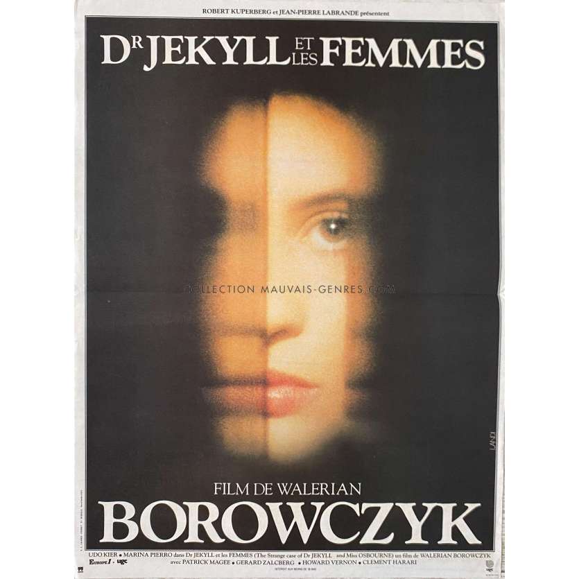 DOCTEUR JEKYLL ET LES FEMMES Affiche de film- 40x54 cm. - 1981 - Udo Kier, Walerian Borowczyk