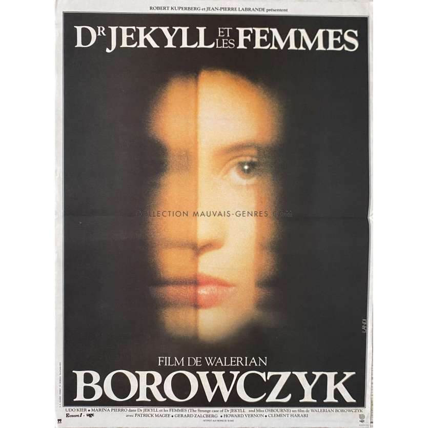 THE STRANGE CASE OF DR JEKYLL AND MRS OSBOURNE Movie Poster- 15x21 in. - 1981 - Walerian Borowczyk, Udo Kier