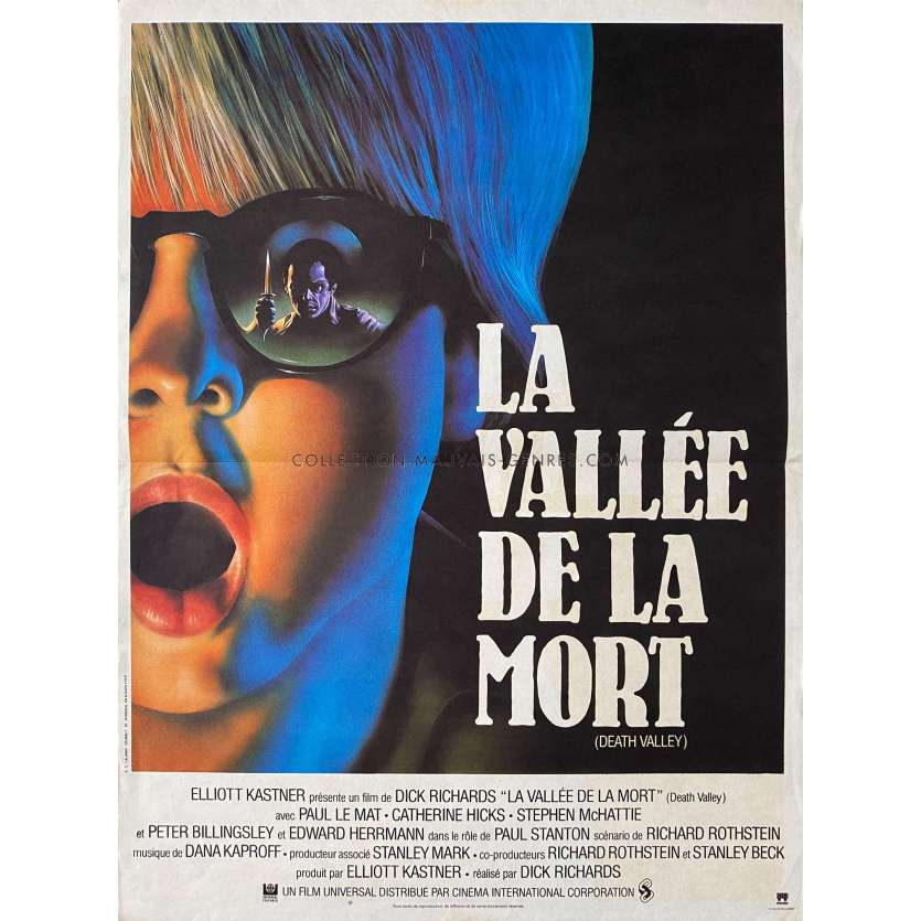 LA VALLEE DE LA MORT Affiche de film- 40x54 cm. - 1982 - Paul Le Mat, Dick Richards
