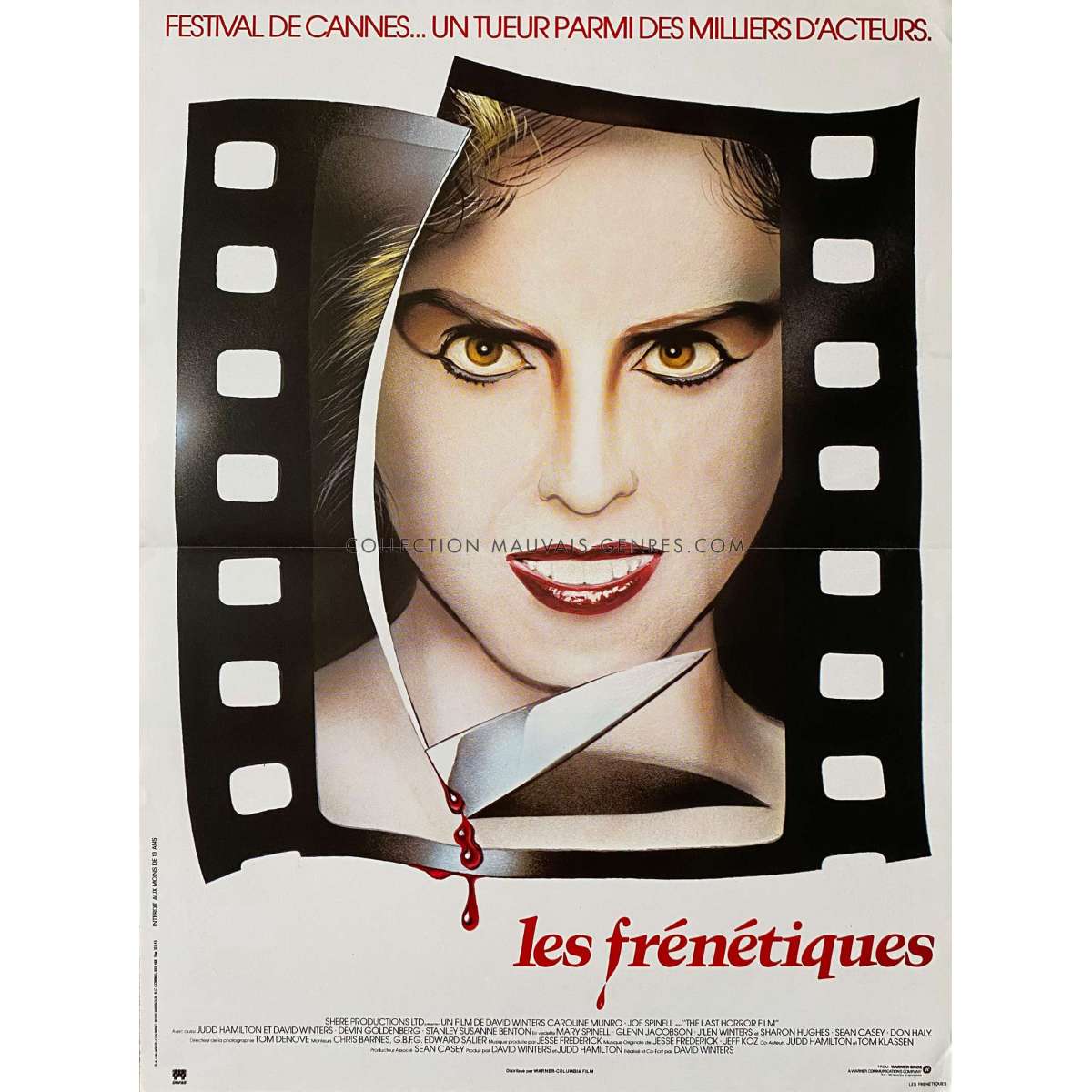 Affiche Métal Rétro Freedom Film Festival - 30x20 Cm - Étain, Coins Arrondis - Déco Bar, Salon, Bureau - Style Vintage