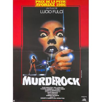 MURDEROCK Affiche de film- 40x54 cm. - 1984 - Ray Lovelock, Lucio Fulci