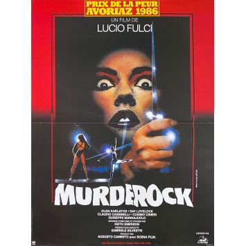 MURDEROCK Movie Poster- 15x21 in. - 1984 - Lucio Fulci, Ray Lovelock