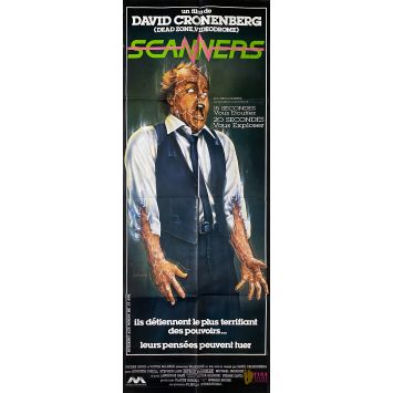 SCANNERS Movie Poster- 23x63 in. - 1981 - David Cronenberg, Patrick McGoohan